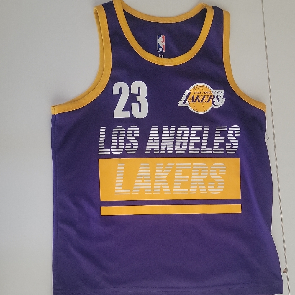 Purple and Gold Lakers Kids Jersey